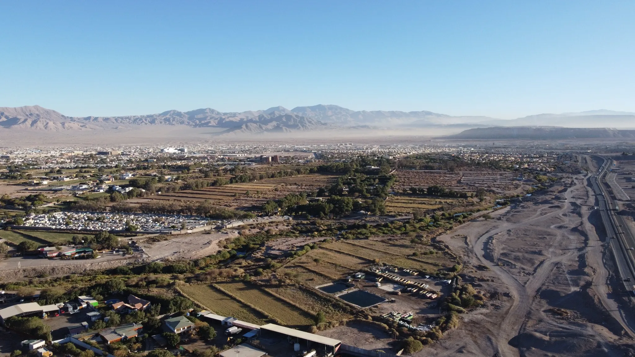 Calama — paisaje del desierto