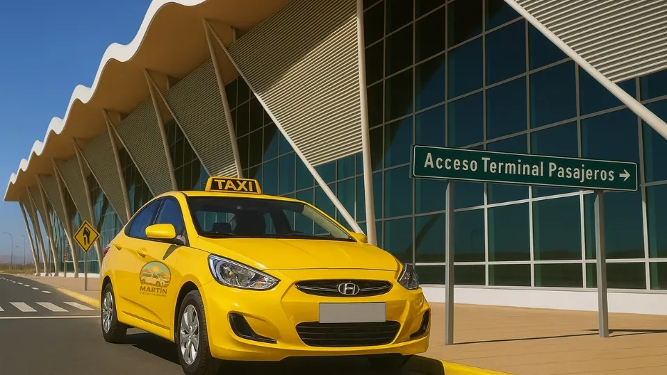 Taxi Hyundai en aeropuerto de Calama