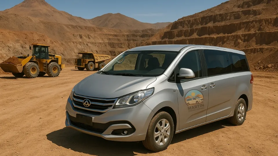 Van Martín Atacama Transfers en faena minera